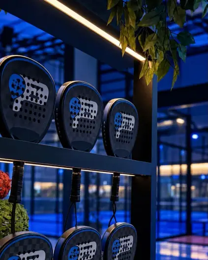 Padel Zone rental rackets